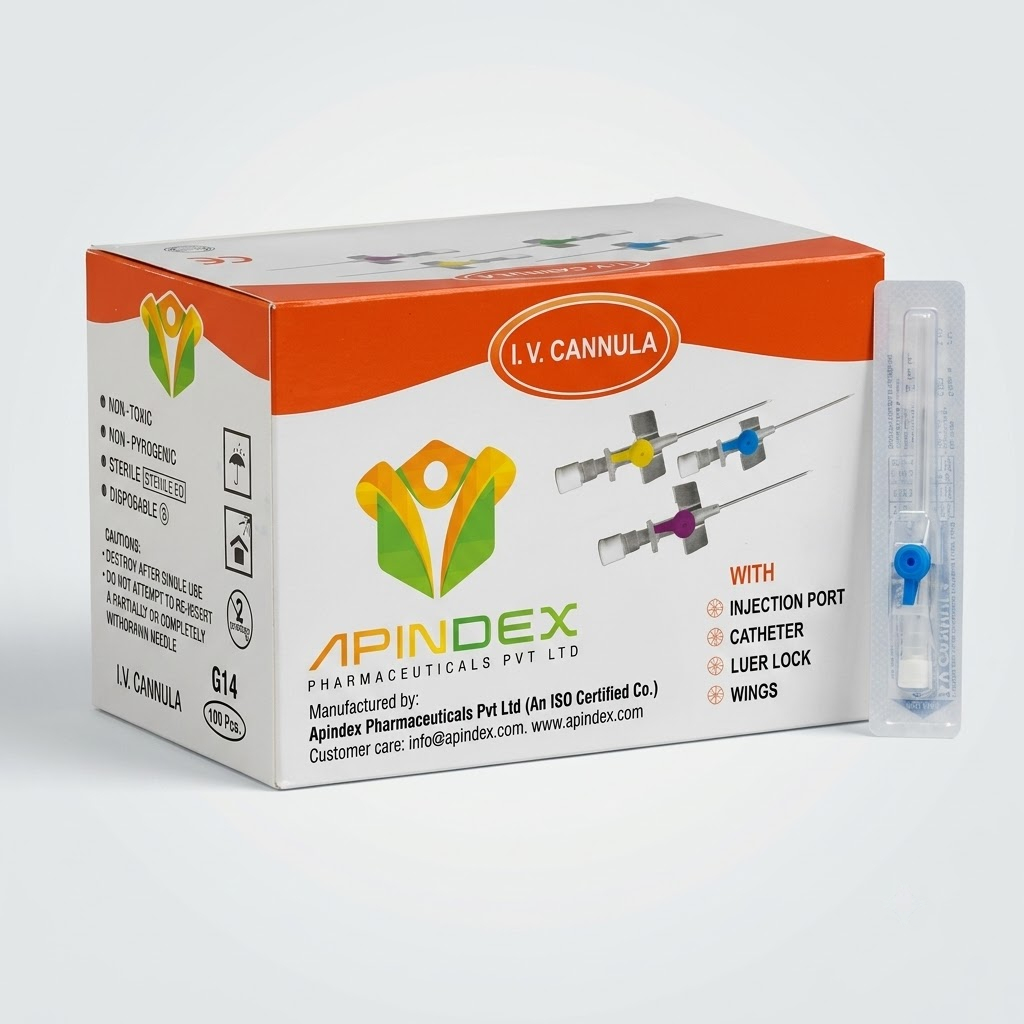 I.V. Cannula packaging