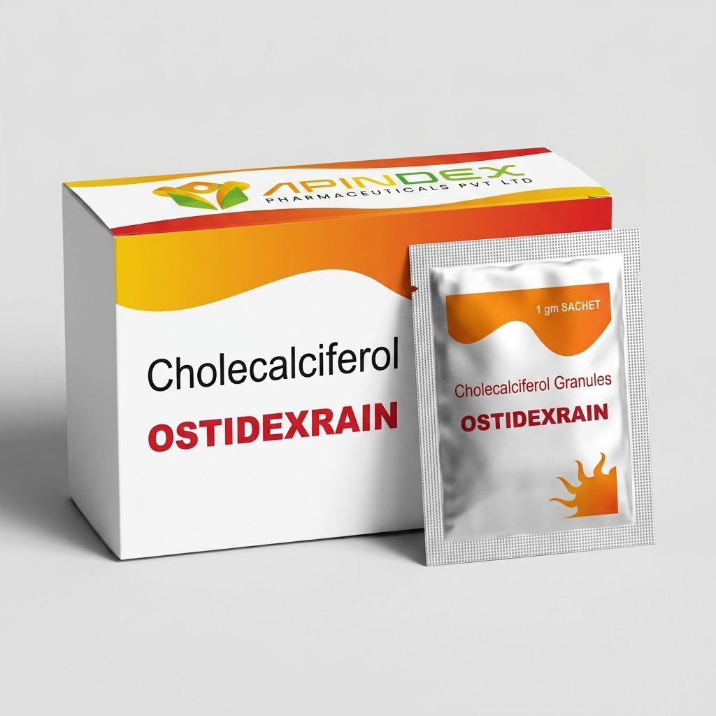 Cholecalciferol (Vitamin D3) Sachet packaging