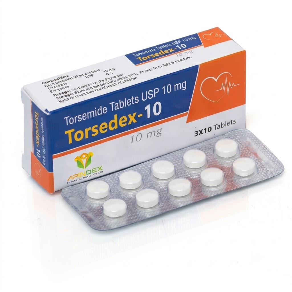Torsemide Tablets packaging