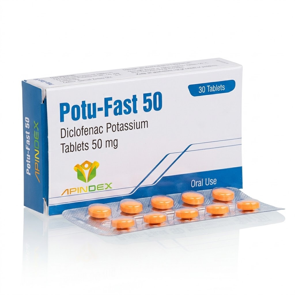 Diclofenac Potassium Tablets packaging
