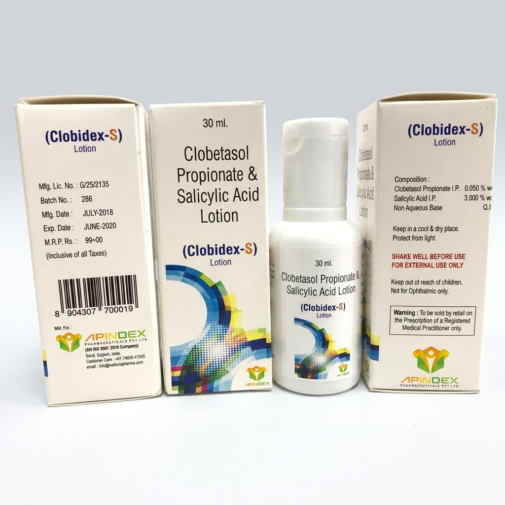 Clobetasol Propionate Salicylic Acid Lotion packaging