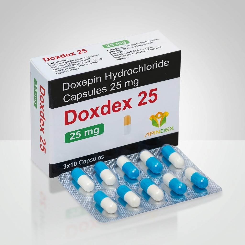 Doxepin Hydrochloride Capsules packaging