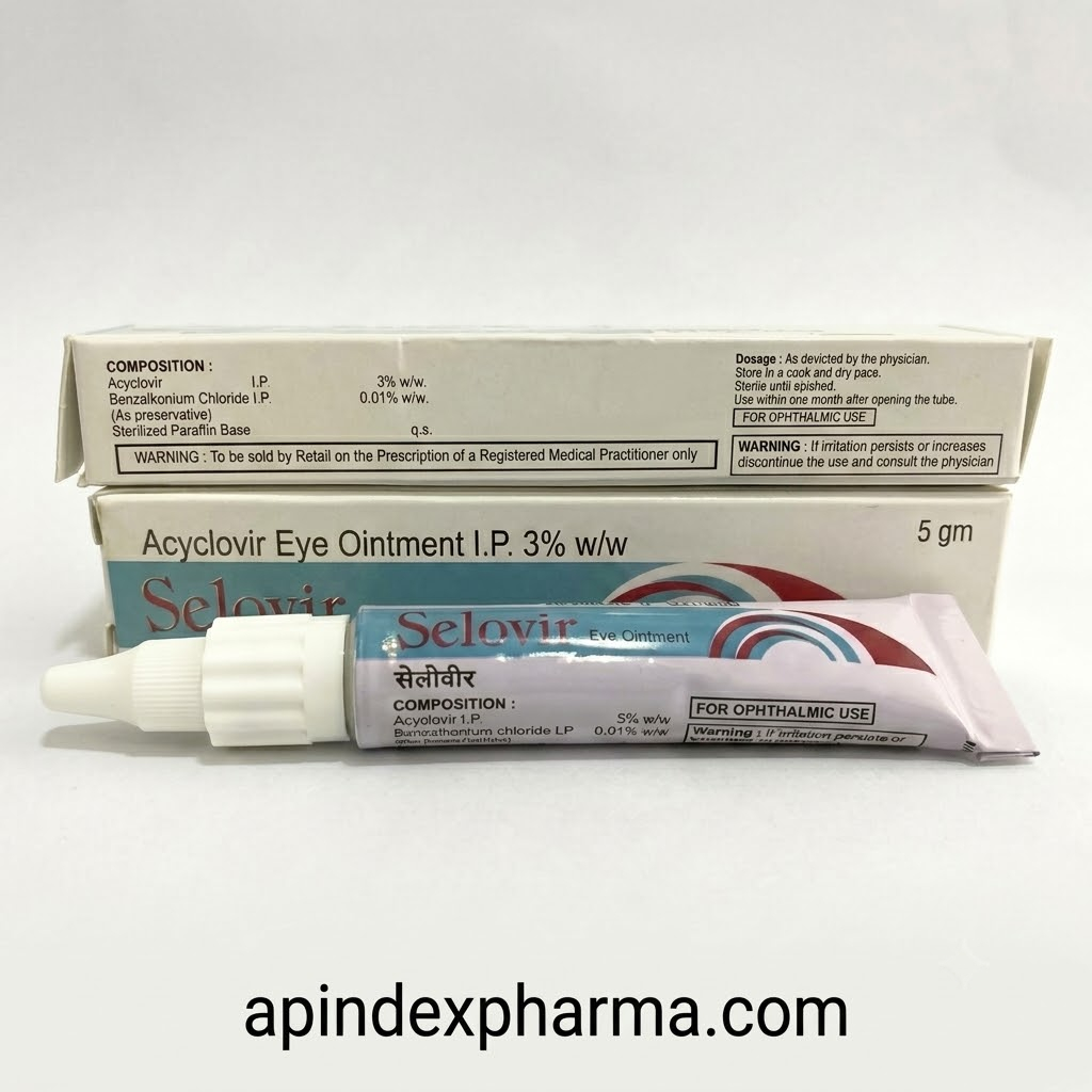 Acyclovir Eye Ointment packaging