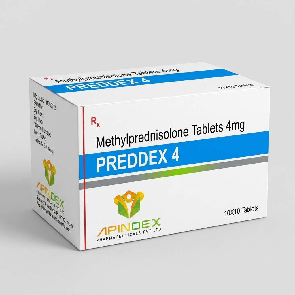 Methylprednisolone Tablets packaging