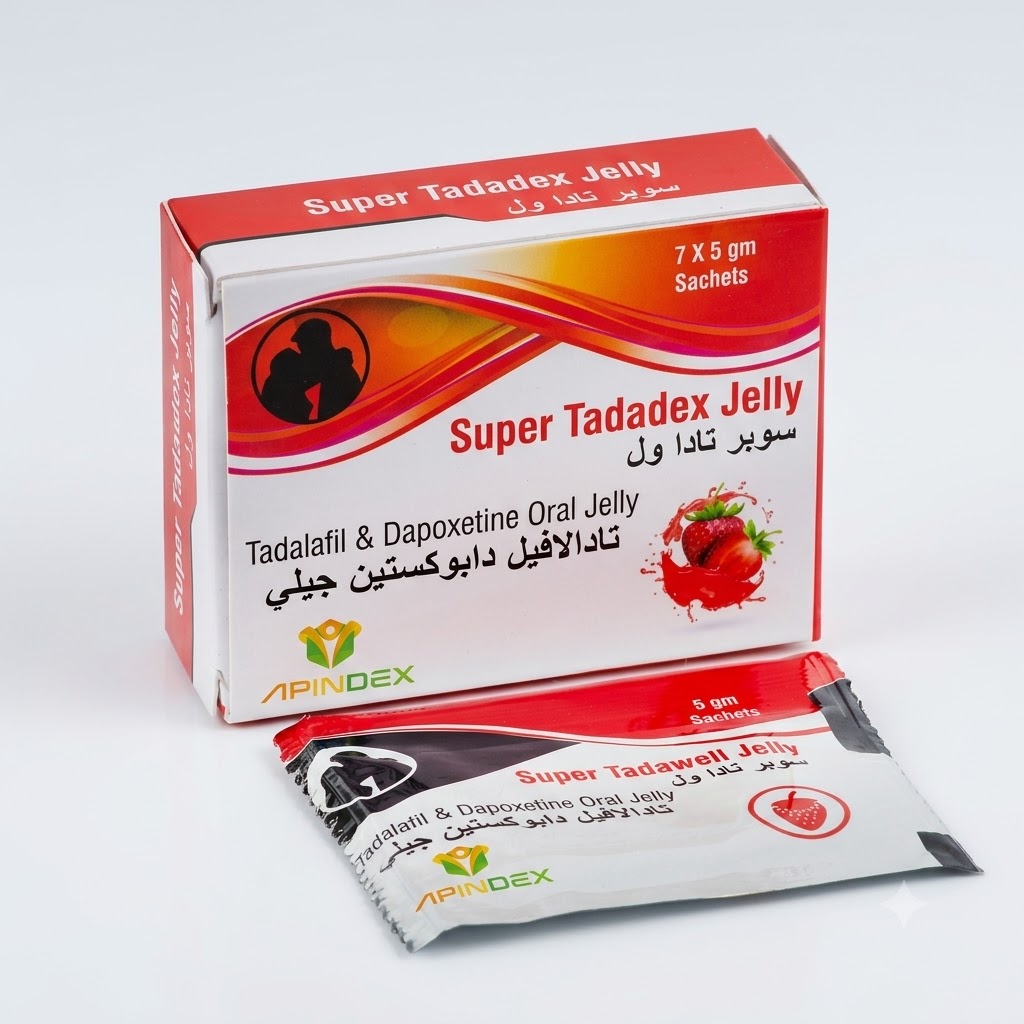 Tadalafil & Dapoxetine Oral Jelly packaging