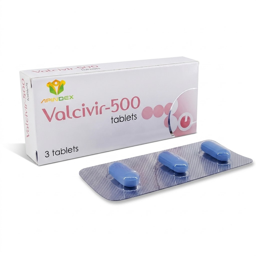 Valcivir packaging