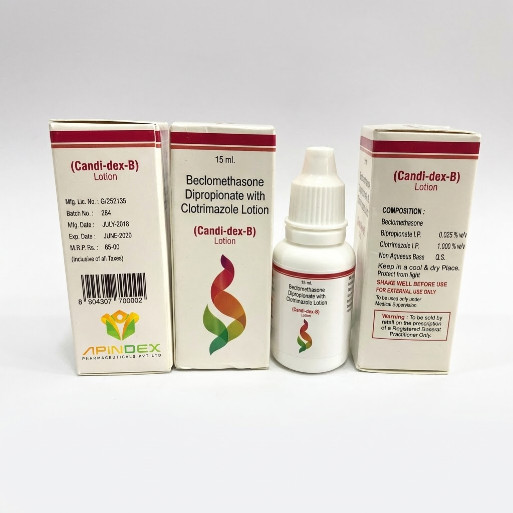 Beclomethasone Dipropionate Clotrimazole Lotion packaging