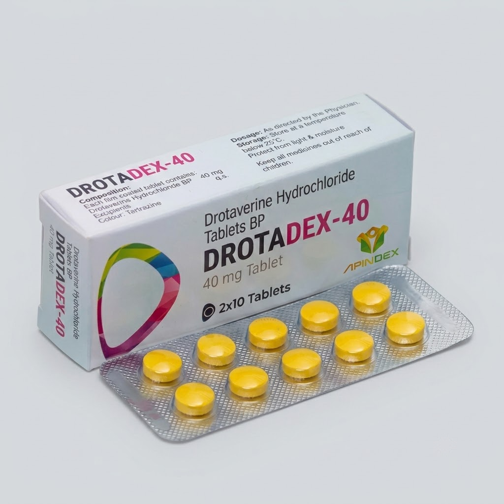 Drotaverine Tablets packaging