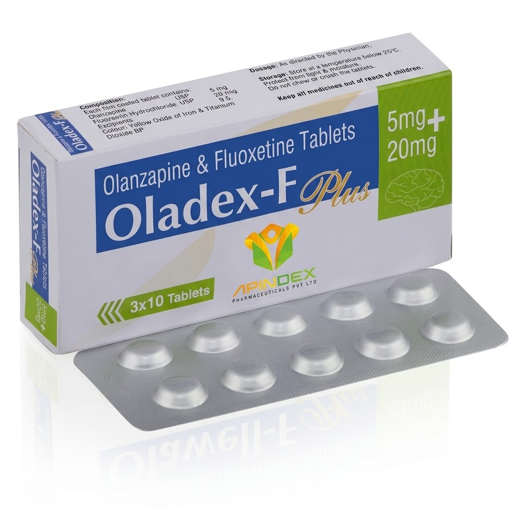 Olanzapine 5mg & Fluoxetine 20mg Tablets packaging