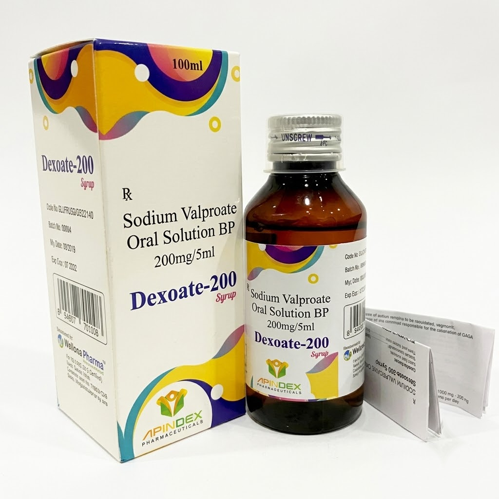 Sodium Valproate Syrup packaging