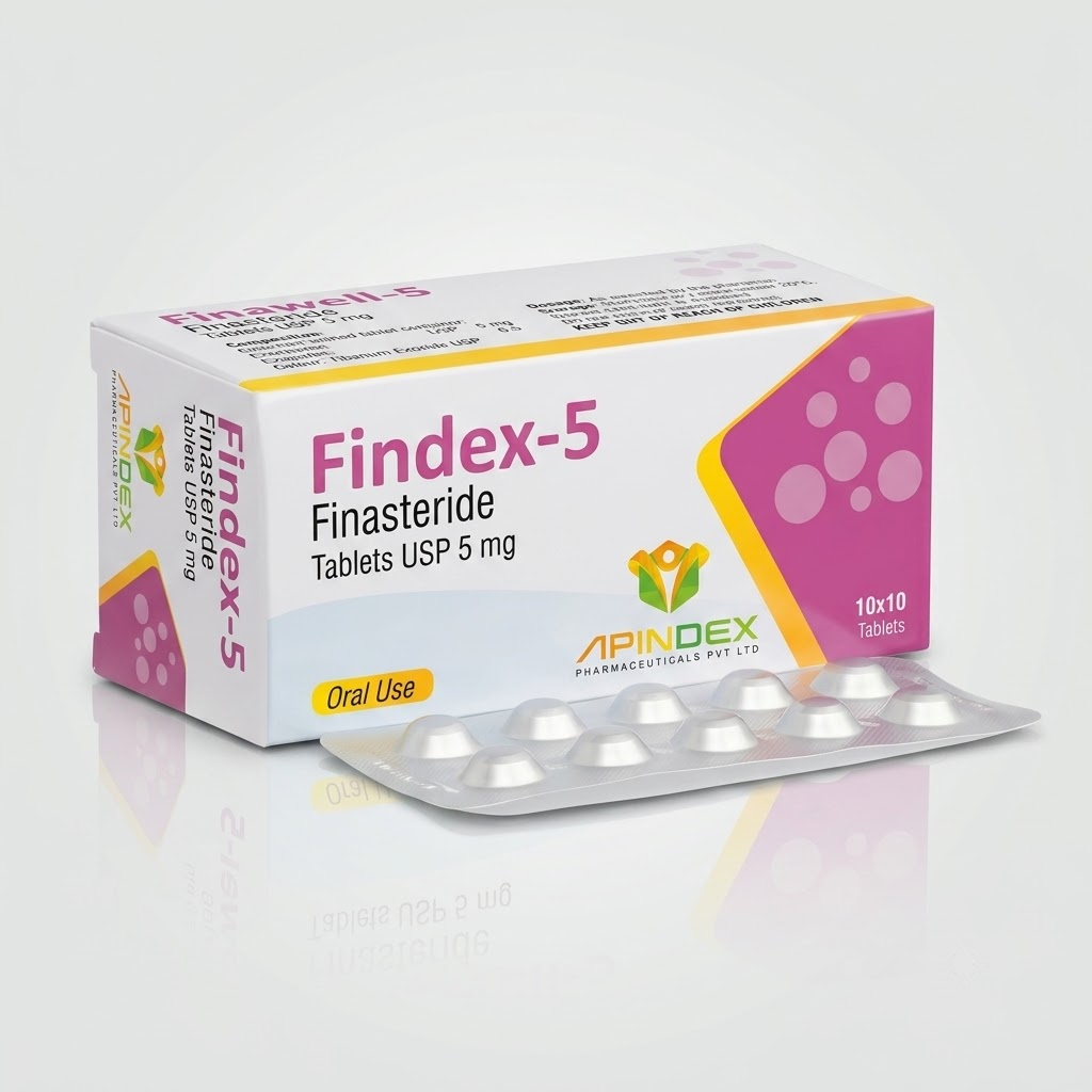 Finasteride Tablets packaging