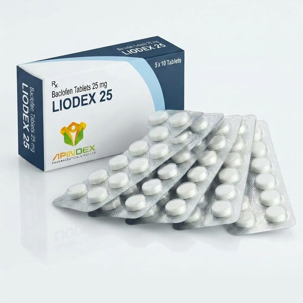 Baclofen Tablets packaging