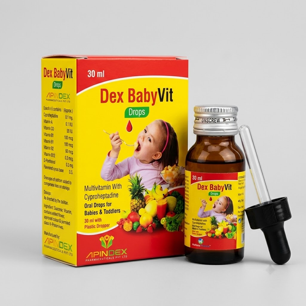 Multivitamin with Cyproheptadine Drops packaging