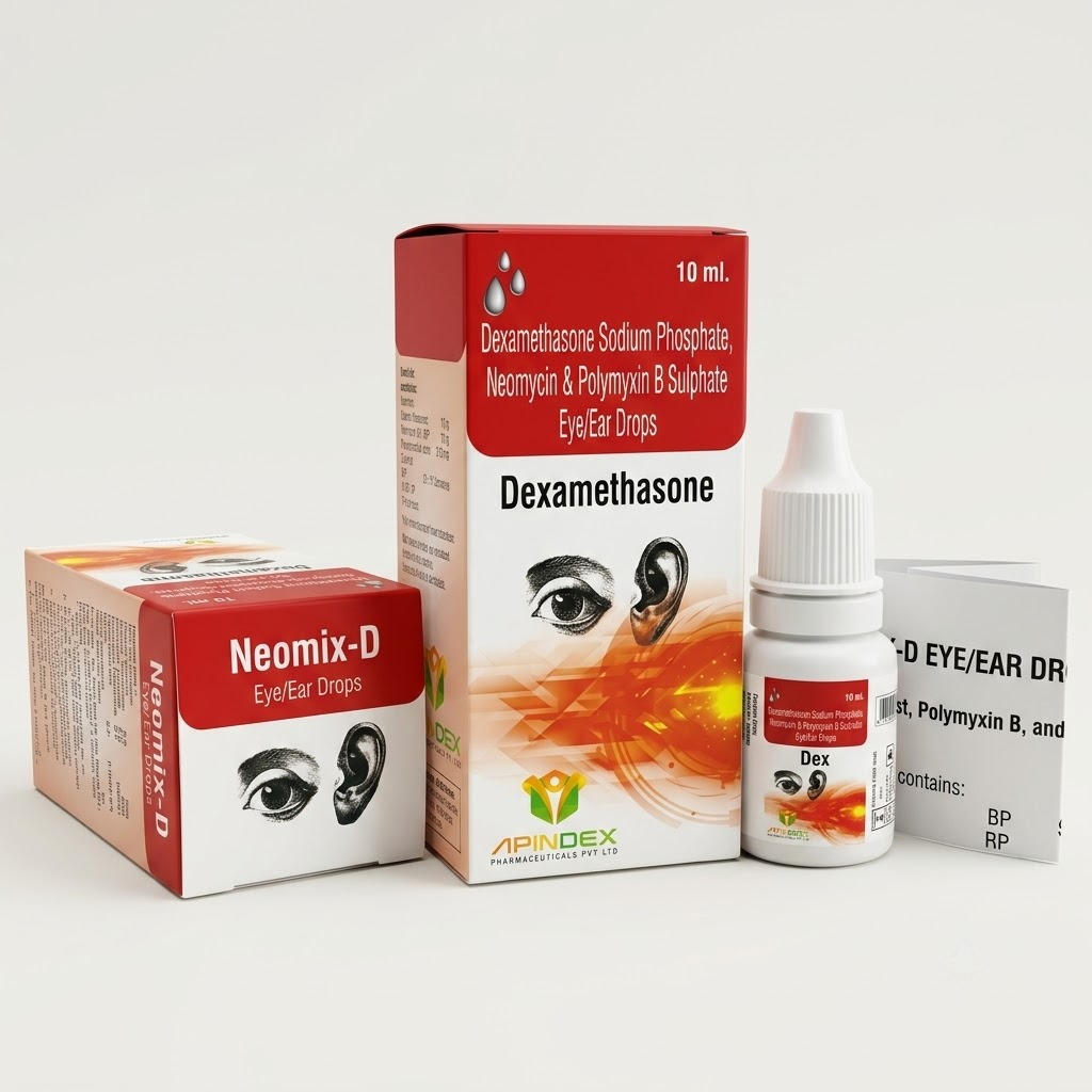 Dexamethasone Polymyxin B Sulfate & Neomycin Sulfate Eye Drops