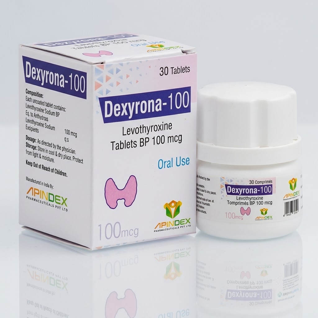 Levothyroxine 100mcg Tablets packaging