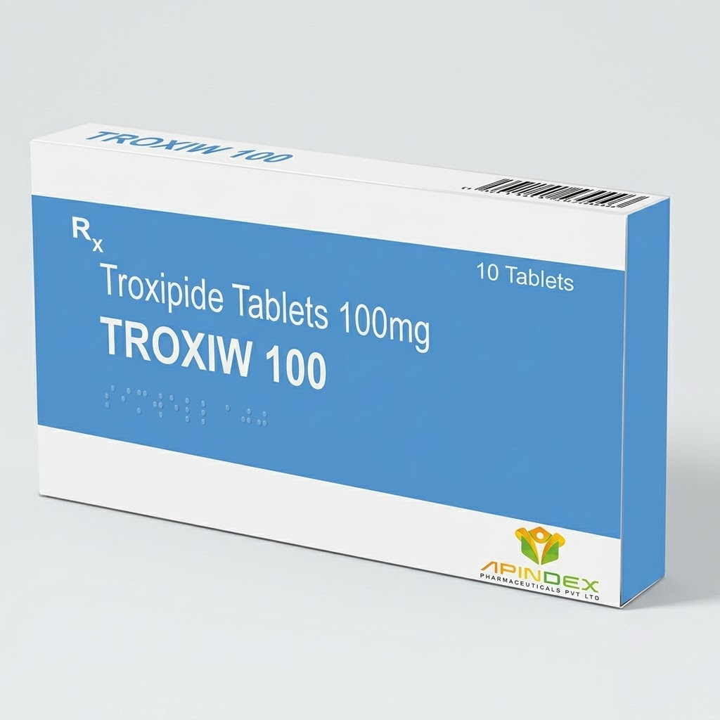 Troxipide Tablets packaging