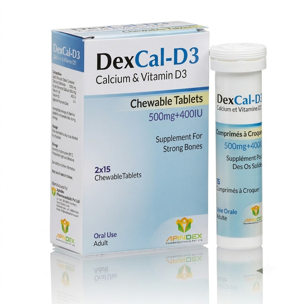 Calcium & Vitamin D3 Tablets packaging