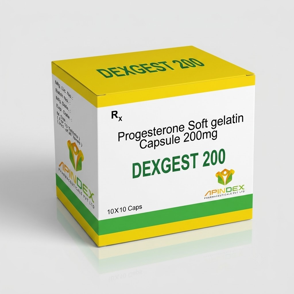 Progesterone Capsules packaging