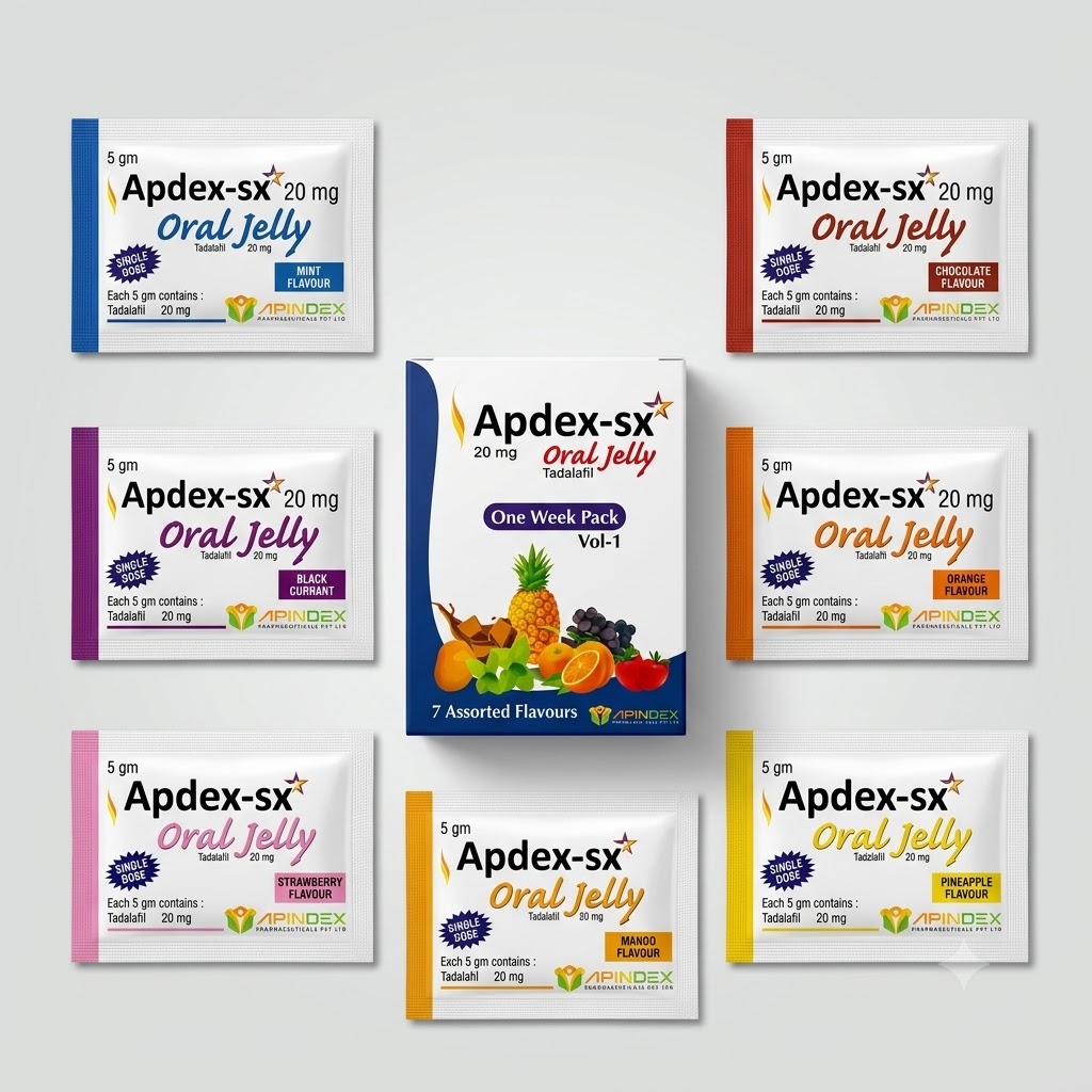 Tadalafil Oral jelly packaging