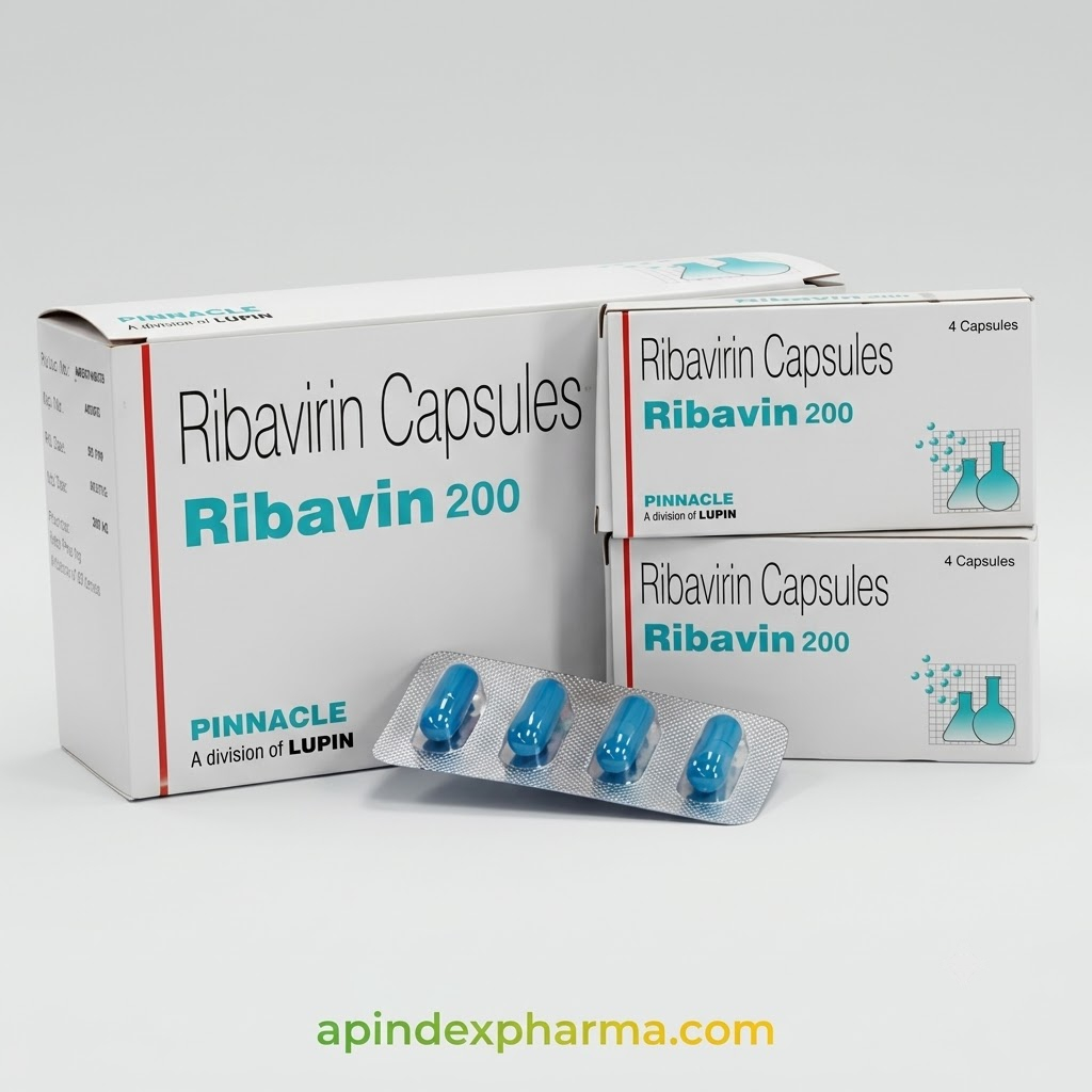 Ribavirin Capsules packaging