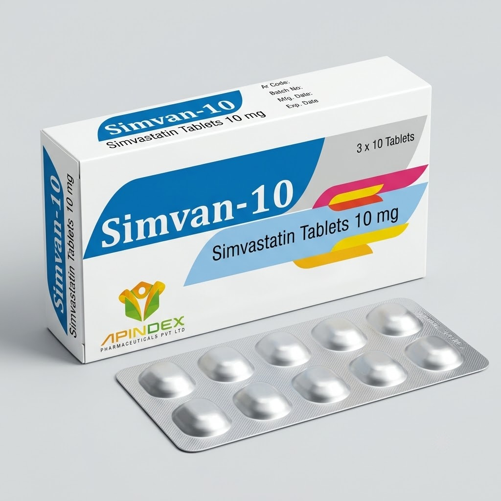 Simvastatin Tablets 10mg packaging