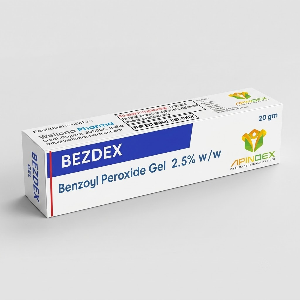 Benzoyl Peroxide Gel packaging