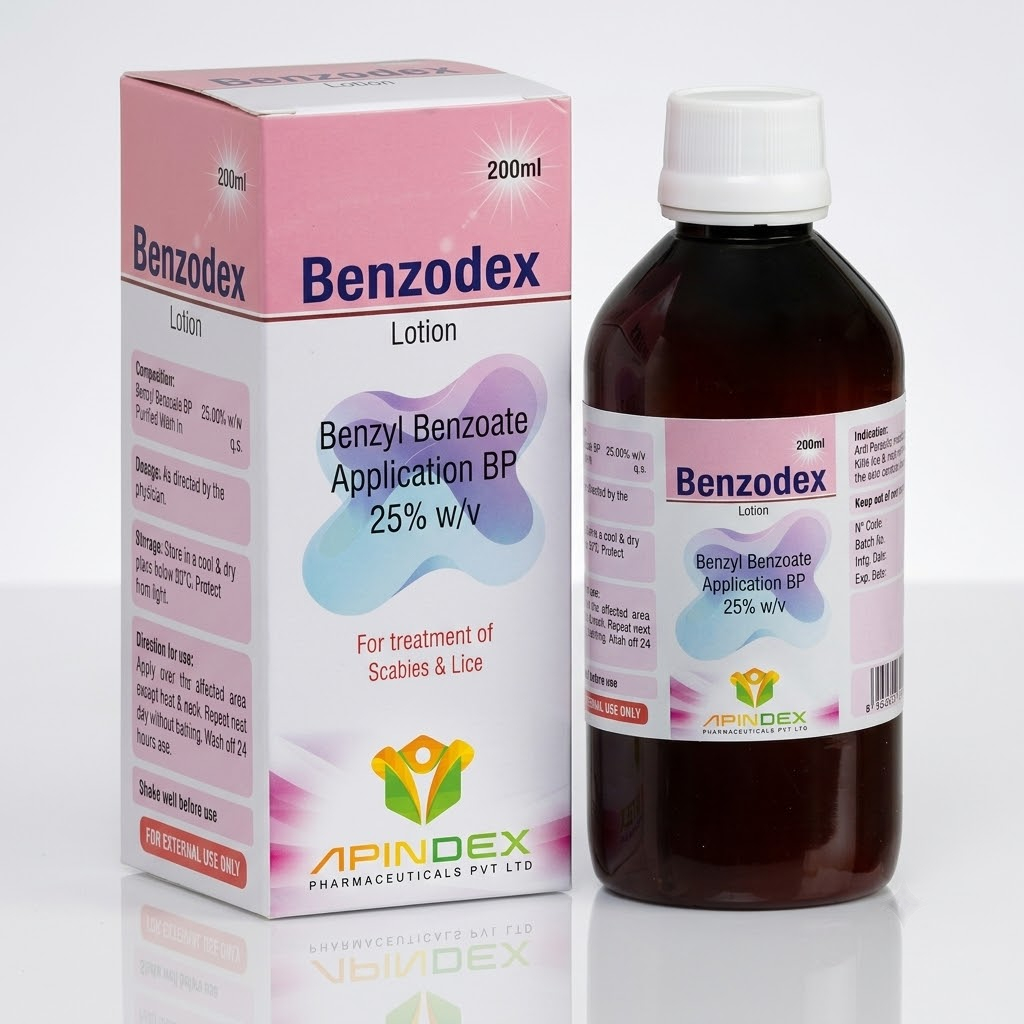 Benzyl Benzoate Lotion packaging