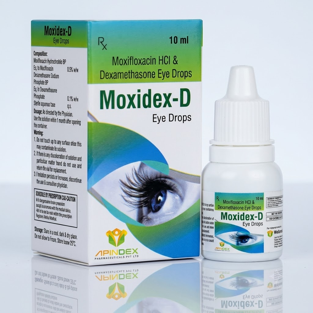 Moxifloxacin & Dexamethasone Eye Drops