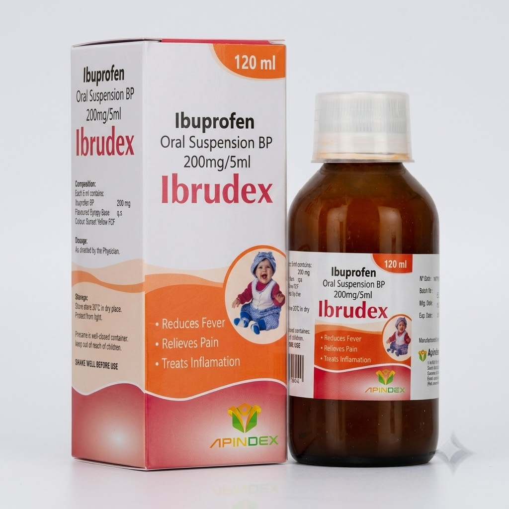 Ibuprofen Oral Suspension packaging