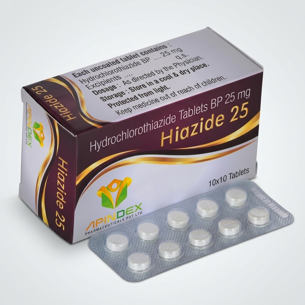 Hydrochlorothiazide Tablets packaging