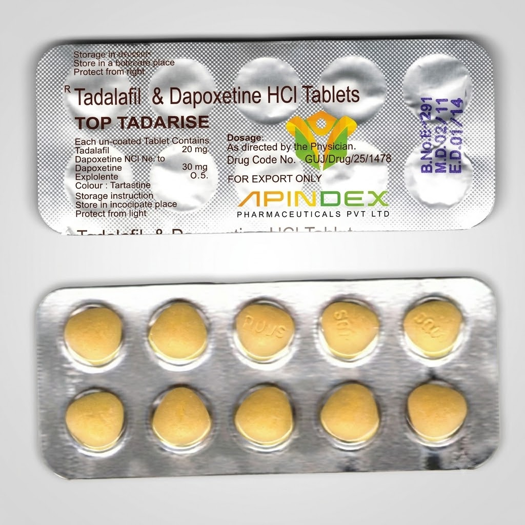 Top Tadarise packaging