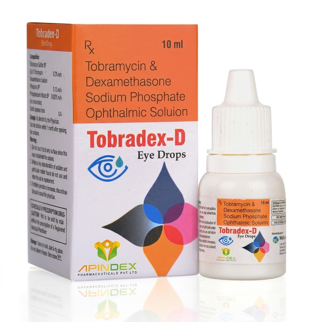 Tobramycin & Dexamethasone Eye Drops