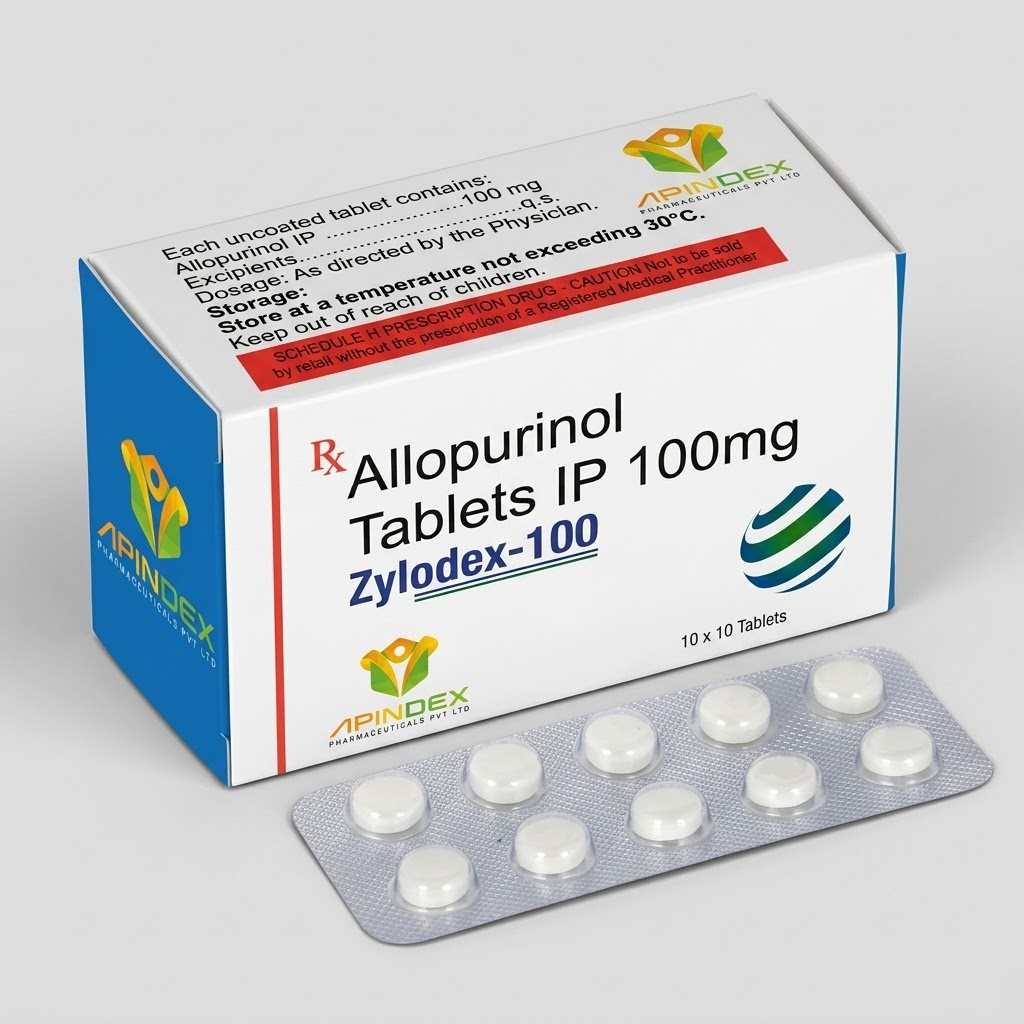 Allopurinol Tablets packaging