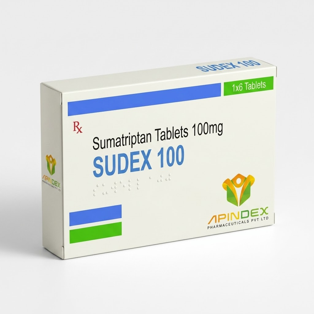 Sumatriptan Tablets packaging