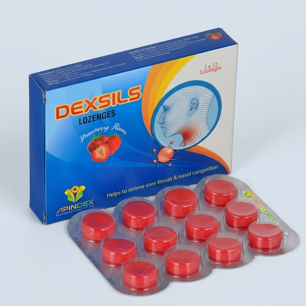 Throat Lozenges packaging