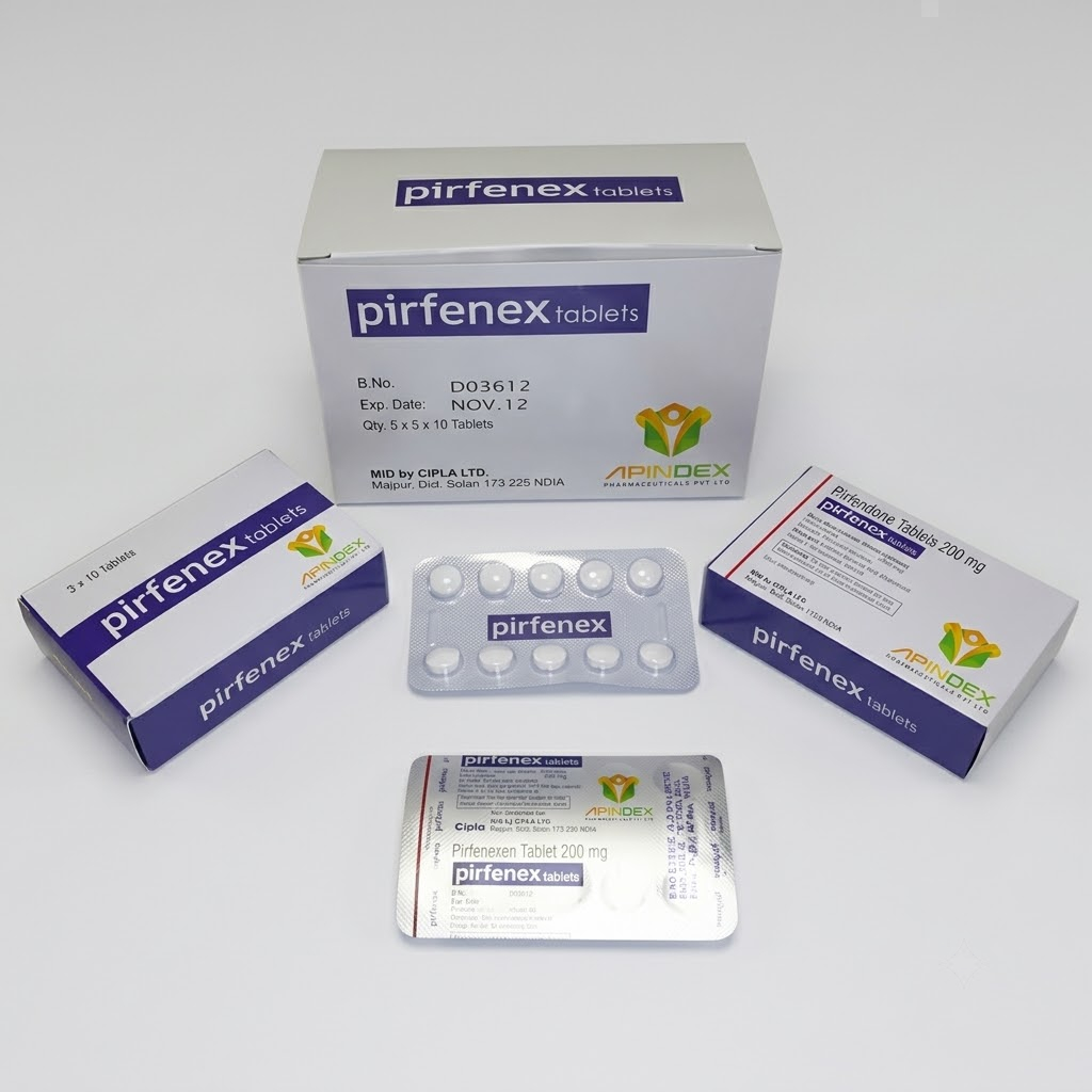 Pirfenex packaging