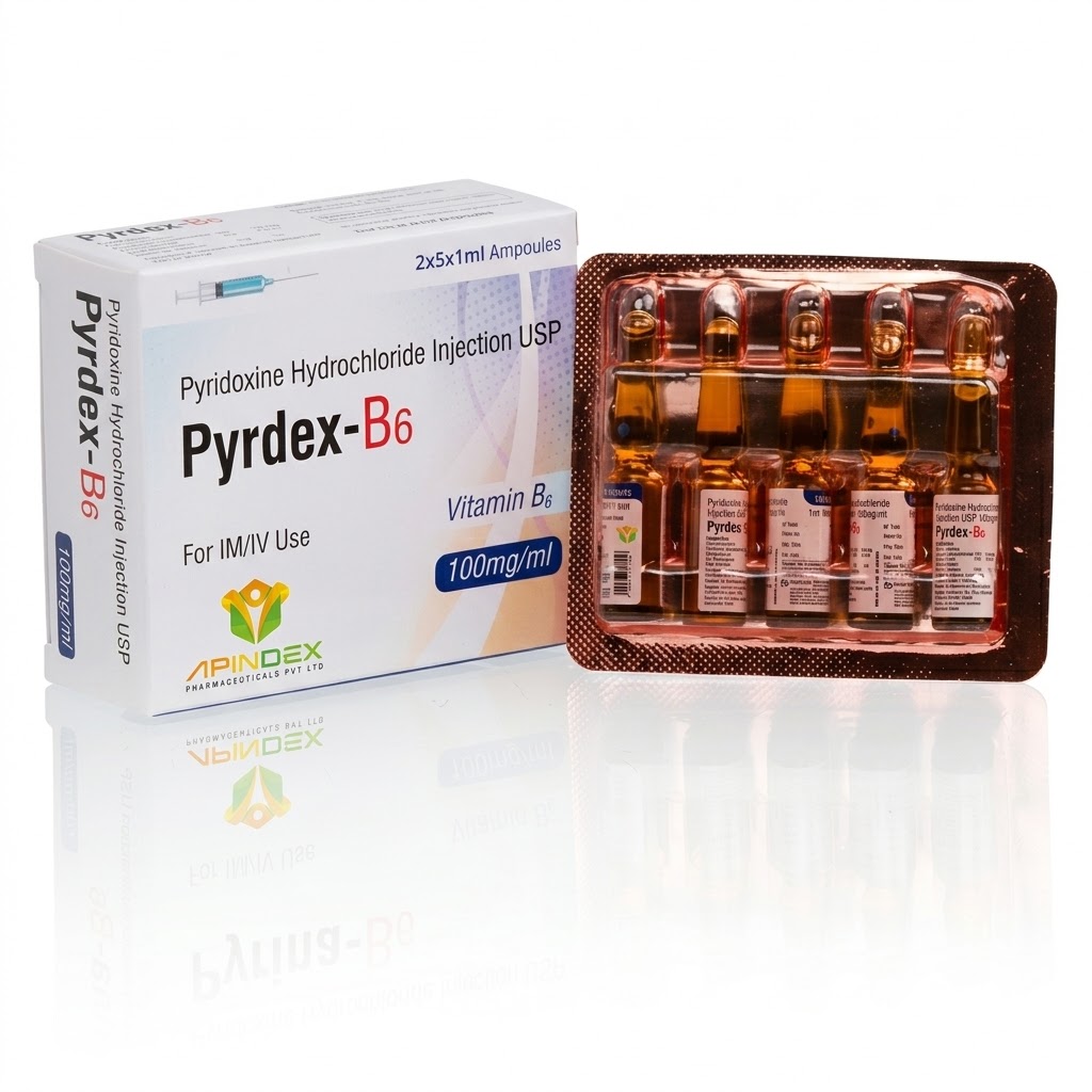 Pyridoxine Hydrochloride Injection packaging