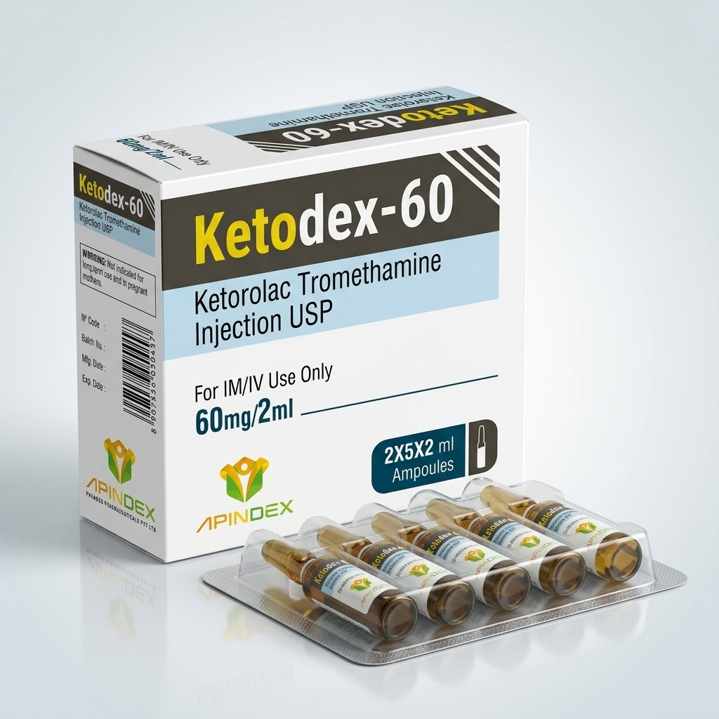 Ketorolac 60mg Injection packaging