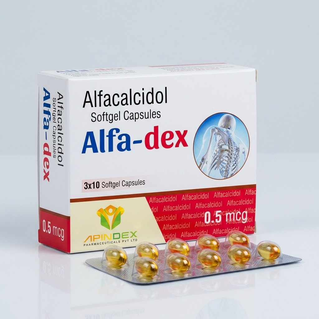 Alfacalcidol Softgel Capsules packaging