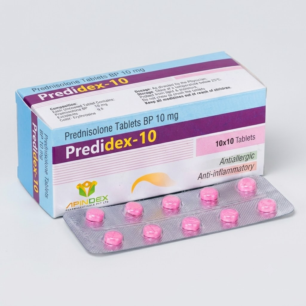 Prednisolone 10mg Tablets packaging