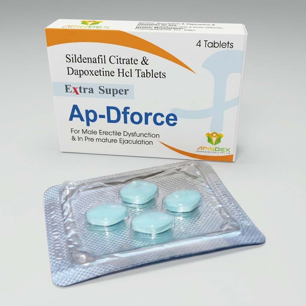 Sildenafil Citrate & Dapoxetine Tablets packaging