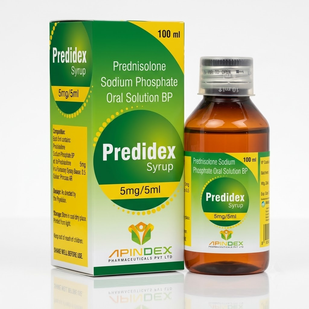 Prednisolone Sodium Phosphate Oral Solution packaging