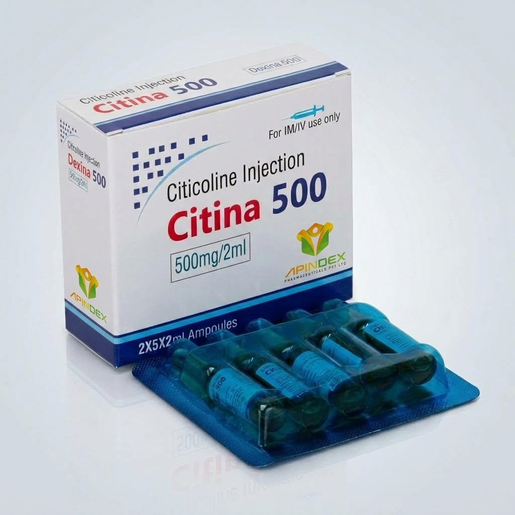 Citicoline Sodium Injection packaging